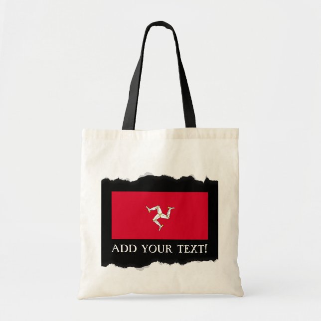 Isle of Man Flag Tote Bag (Front)