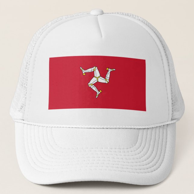 Isle of Man Flag Trucker Hat (Front)