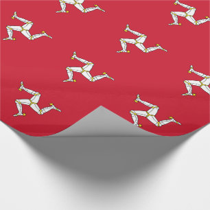 Isle of Man Flag Wrapping Paper
