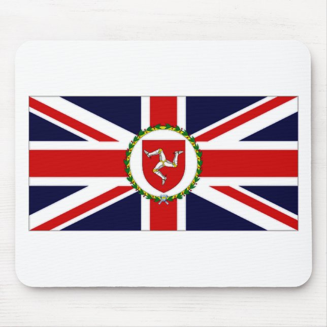 Isle of Man Lieutenant Governor Flag Mouse Pad (Front)