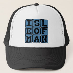 Isle Of Man, Mann Island Trucker Hat
