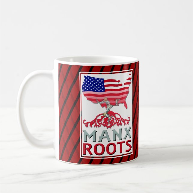 Isle of Man Manx American   Coffee Mug (Left)