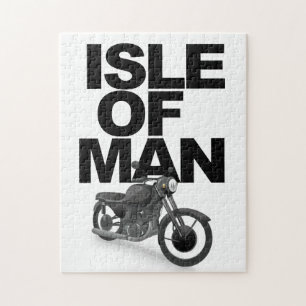 Isle of Man motorbike racer Jigsaw Puzzle