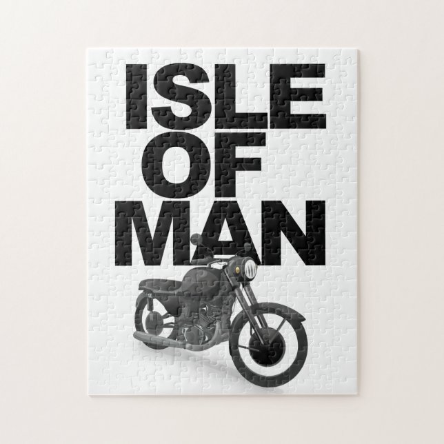 Isle of Man motorbike racer Jigsaw Puzzle (Vertical)