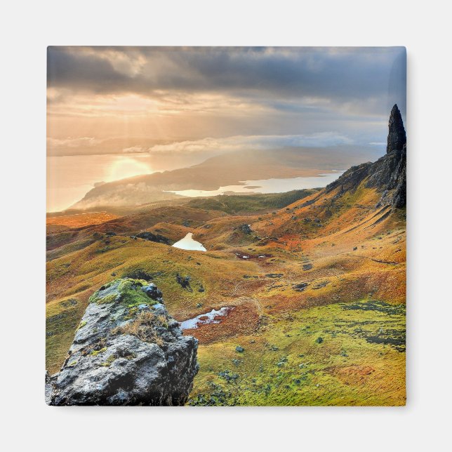 Isle of Man scenic landscape photograph Magnet (Front)