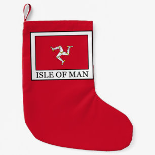 Isle of Man Small Christmas Stocking