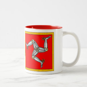 Isle of Man Two-Tone Coffee Mug