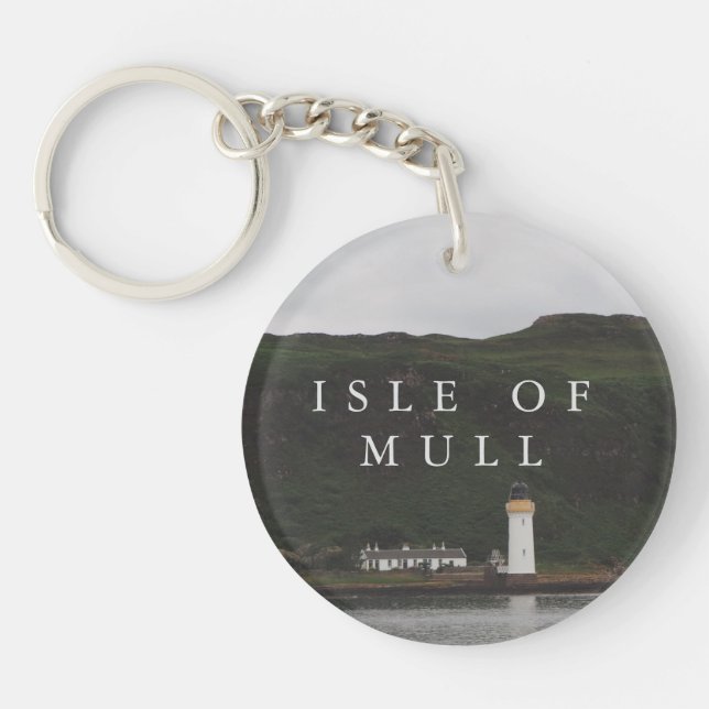 Isle of Mull Lighthouse Key Ring (Front)