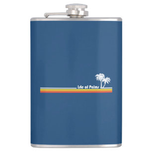 Isle of Palms South Carolina Hip Flask