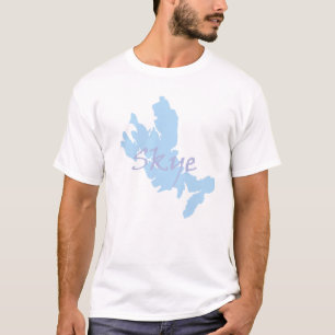Isle of Skye map and text T-shirt
