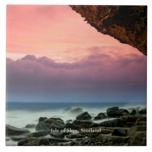 Isle of Skye, Scotland labelled, Ceramic Tile