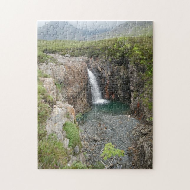Isle of Skye,waterfall Jigsaw Puzzle (Vertical)