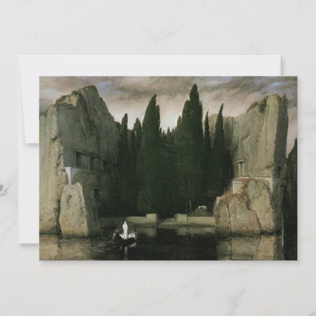 Isle of the Dead by Arnold Bocklin, Symbolism Art (Front)