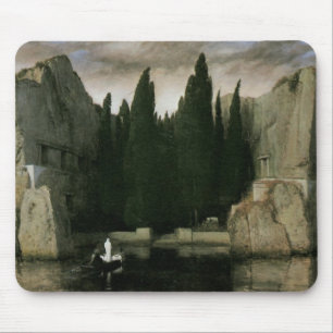 Isle of the Dead by Arnold Bocklin, Symbolism Art Mouse Pad