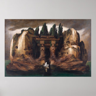 Isle of the Dead by Karl Wilhelm Toteninsel Poster