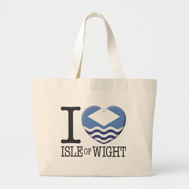 Isle Of Wight Large Tote Bag (Front)