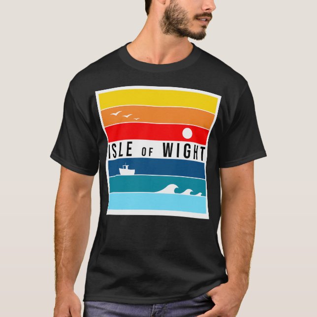 Isle Of Wight Sky And Sea T-Shirt (Front)