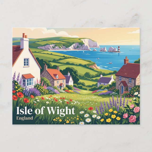 Isle of Wight United Kingdom Postcard (Front)