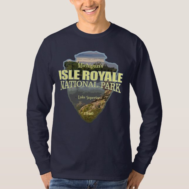 Isle Royale (arrowhead) T-Shirt (Front)