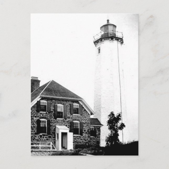 Isle Royale Lighthouse Postcard (Front)