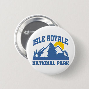 Isle Royale National Park 6 Cm Round Badge