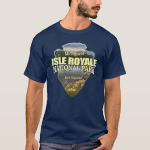 Isle Royale National Park arrowhead Oversized T-Shirt