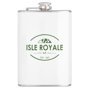 Isle Royale National Park Hip Flask