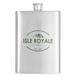 Isle Royale National Park Hip Flask