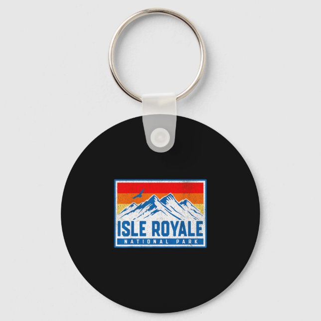 Isle royale national park  key ring (Front)