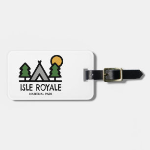 Isle Royale National Park Luggage Tag