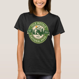 Isle Royale National Park Michigan Hike Camp Outdo T-Shirt