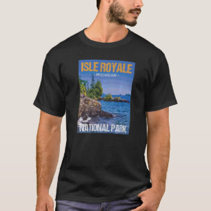 Isle Royale National Park Michigan Poster T-Shirt