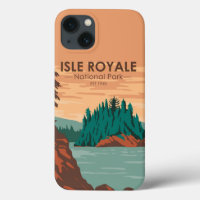 Isle Royale National Park Michigan Vintage