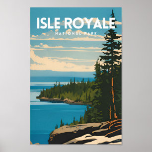 Isle Royale National Park Poster