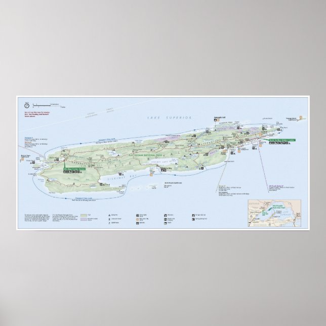 Isle Royale National Park Poster (Front)