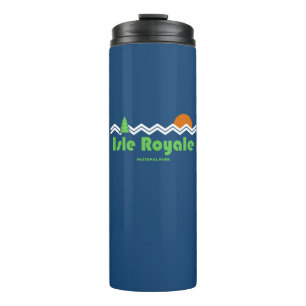 Isle Royale National Park Retro Thermal Tumbler
