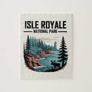 Isle Royale National Park Scenic Wilderness Jigsaw Puzzle