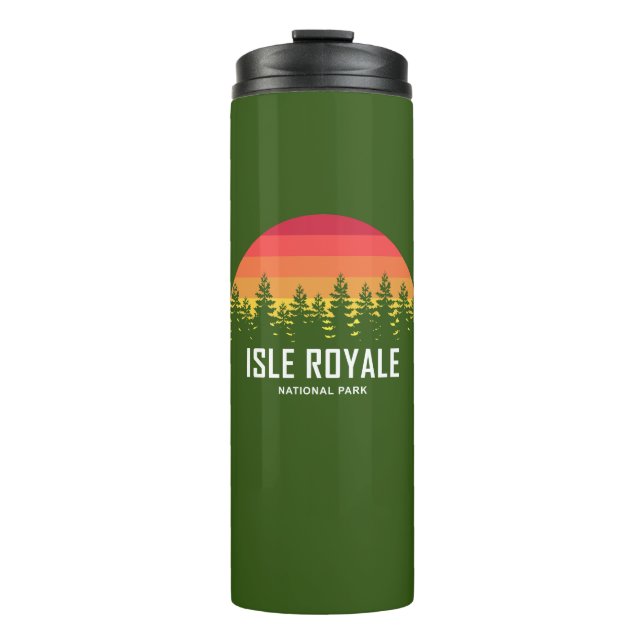 Isle Royale National Park Thermal Tumbler (Front)