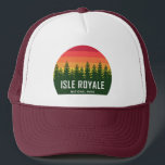 Isle Royale National Park Trucker Hat<br><div class="desc">Isle Royale National Park in Lake Superior offers unparalleled solitude and adventures for backpackers,  hikers,  boaters,  kayakers,  canoeists and scuba divers.</div>