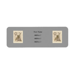 Isles Britanniques - 1700 Nicolas Fils Sanson Map Return Address Label