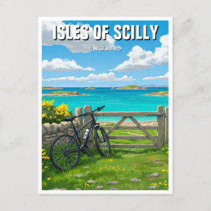 Isles of Scilly England Cornwall Travel Postcard