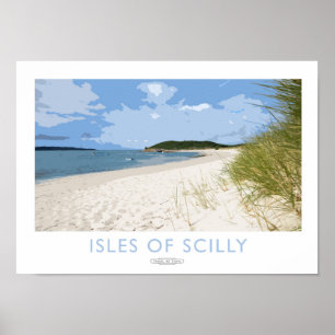 Isles of Scilly Railway Poster