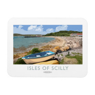 Isles of Scilly Railway Poster Magnet