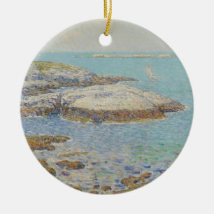 Isles of Shoals, 1899 (oil on canvas) Ceramic Tree Decoration