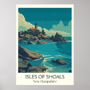 Isles of Shoals New Hampshire Coast Poster
