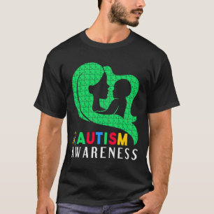 Ism Awareness Month Ribbon Puzzle Difference 64 T-Shirt