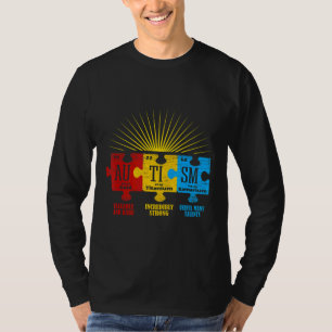 Ism Awareness Puzzle Chemical Element 69 T-Shirt