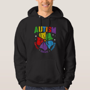 Ism Awareness Support Autism Kids For Mom Dad 17 Hoodie