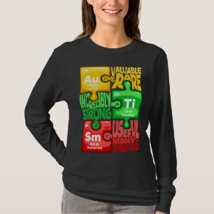 Ism Puzzle Chemistry Time Table Elements Autism Aw T-Shirt
