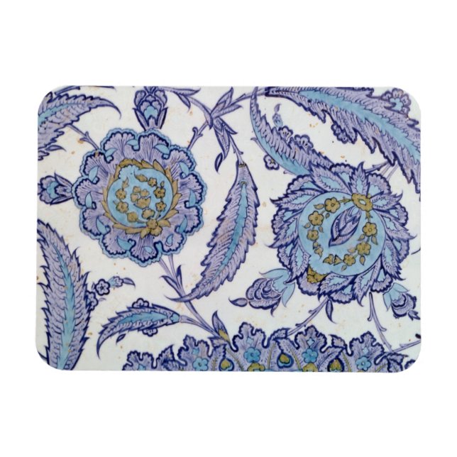 Isnik earthenware tile, c.1520-50 magnet (Horizontal)